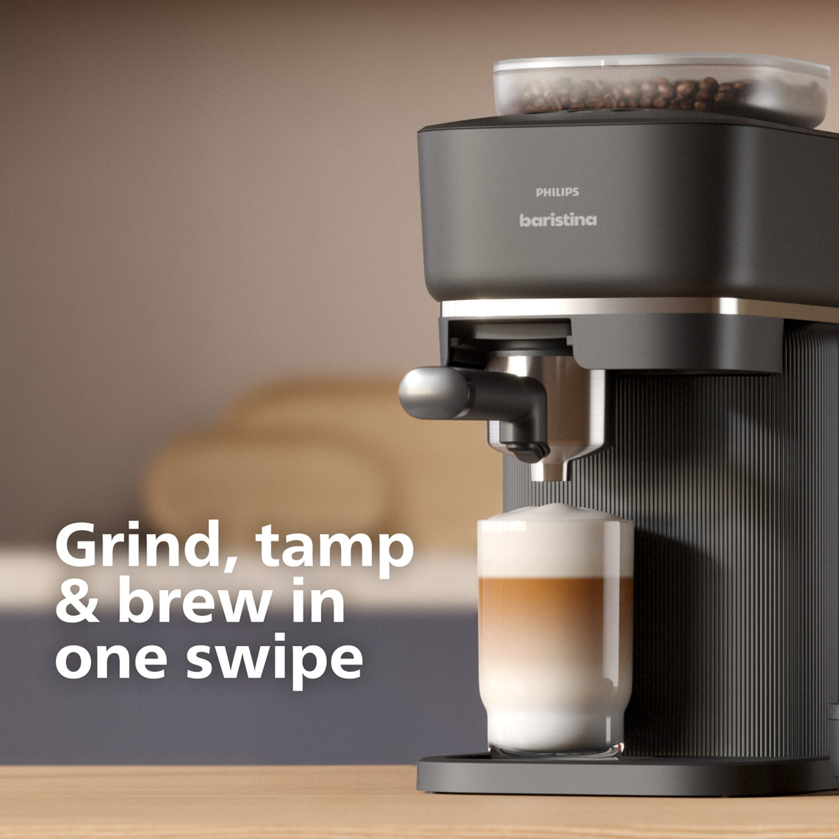 Philips Baristina Espresso machine Black