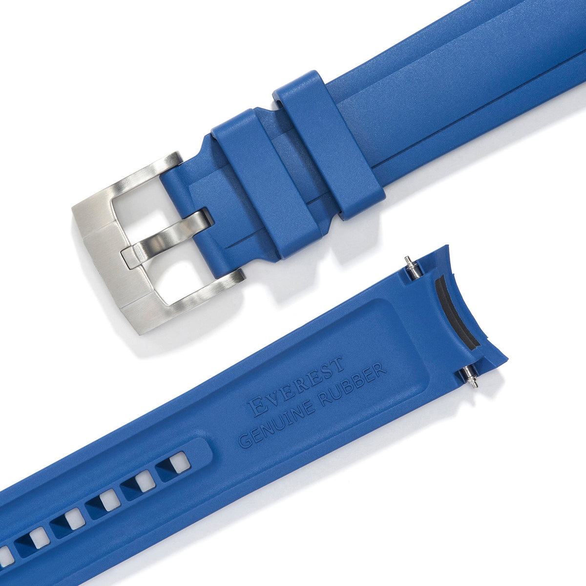 Curved End Rubber Strap for Rolex Submariner No-Date with Tang Buckle