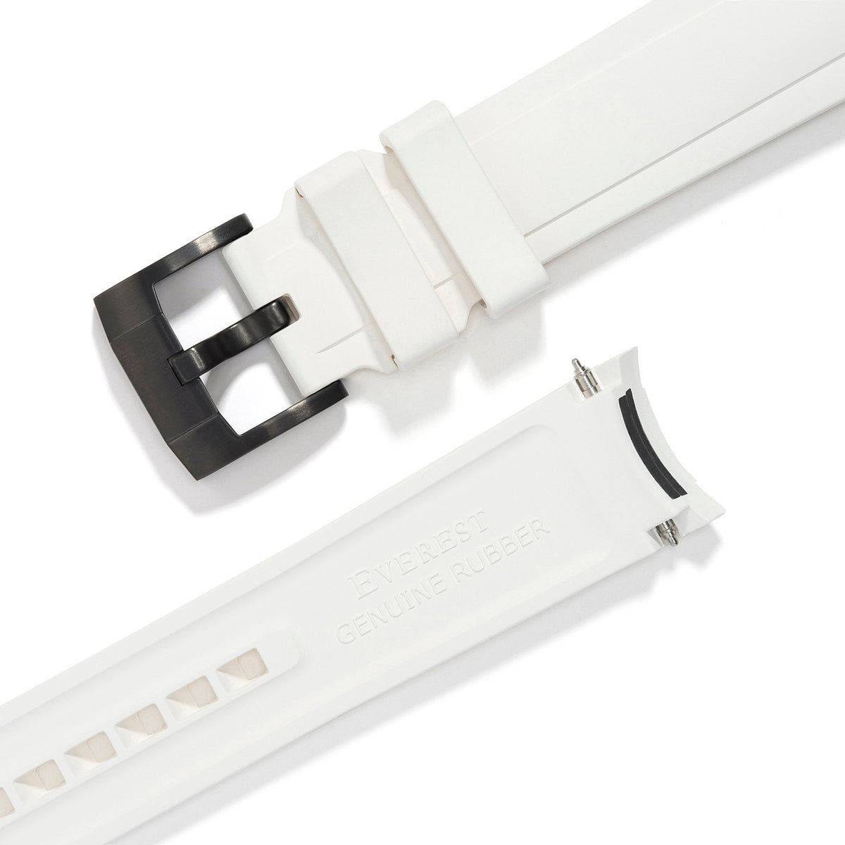 Curved End Rubber Strap for Rolex Submariner No-Date with Tang Buckle