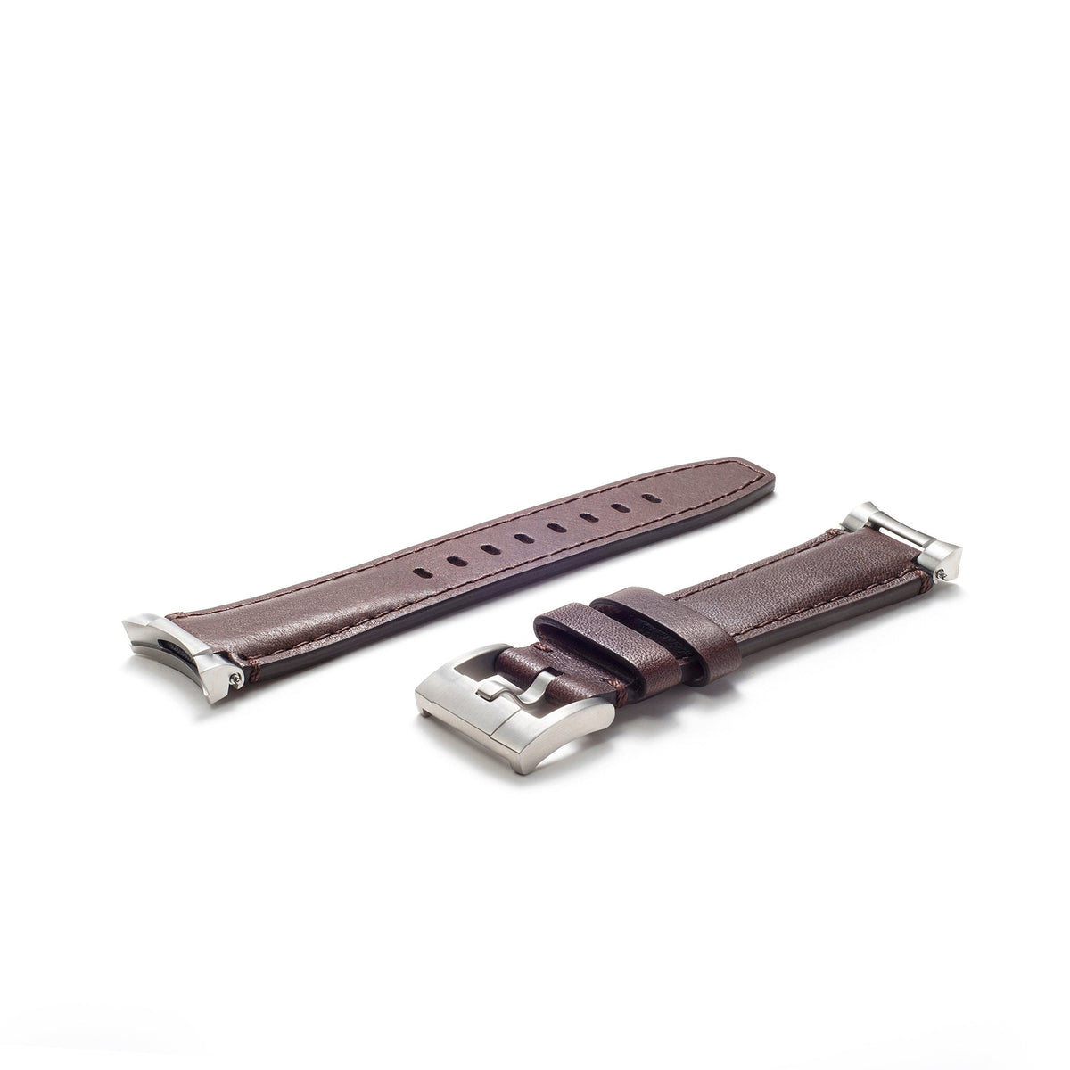 Steel End Link Leather Strap System for the Rolex Sub Ceramic No-Date