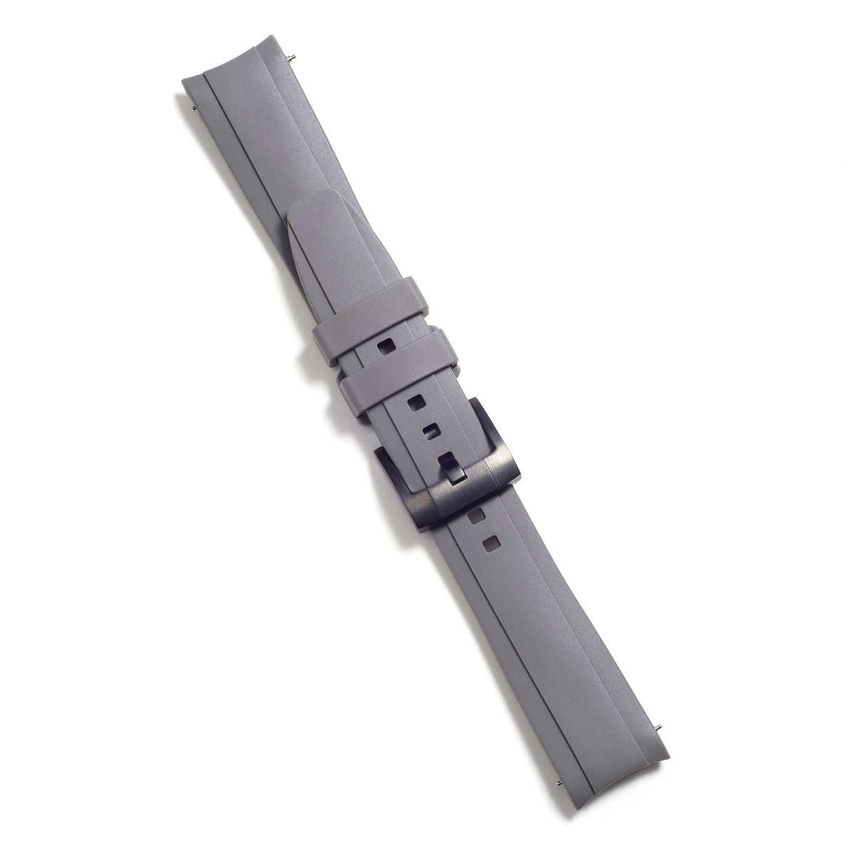 Curved End Rubber Strap for Rolex Sea-Dweller with Tang Buckle