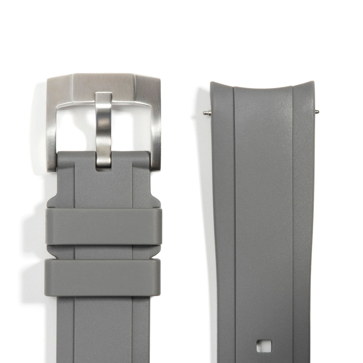 Curved End Rubber Strap for Rolex Sea-Dweller with Tang Buckle