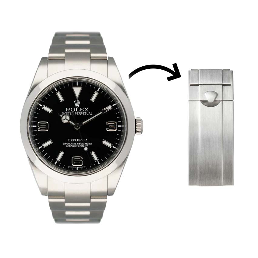 Everest Deployant Buckle for Rolex Oyster Bracelet – Explorer I 214270