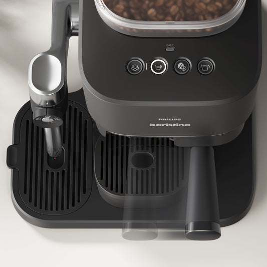 Philips Baristina Latte Automatic Espresso Machine, Black