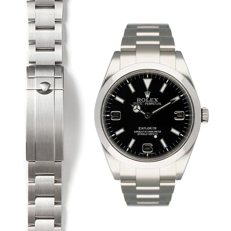 Oyster-Style Bracelet for Rolex Explorer Reference 214270 by Everest